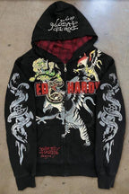 Skull Floral Tiger Eagle Snake Zip-Up Hoodie