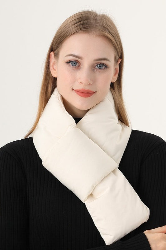 Thick Ribbed Long Neck Warmer Scarf Secondary image