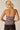 Zebra Print Backless Slim Fit Halter Top Secondary image