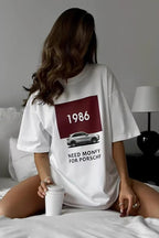 Cotton Graphic Print Loose Fit Short Sleeve Tee