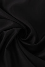 Double Layer Sheer Black High Slit Bodycon Skirt