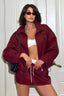Mini Skirt with Street Style Jacket S / Red