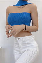 Convertible Halter Knit Top