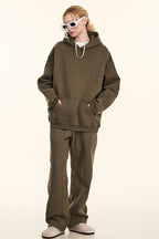 Oversized Heavyweight Fleece Pullover Hoodie