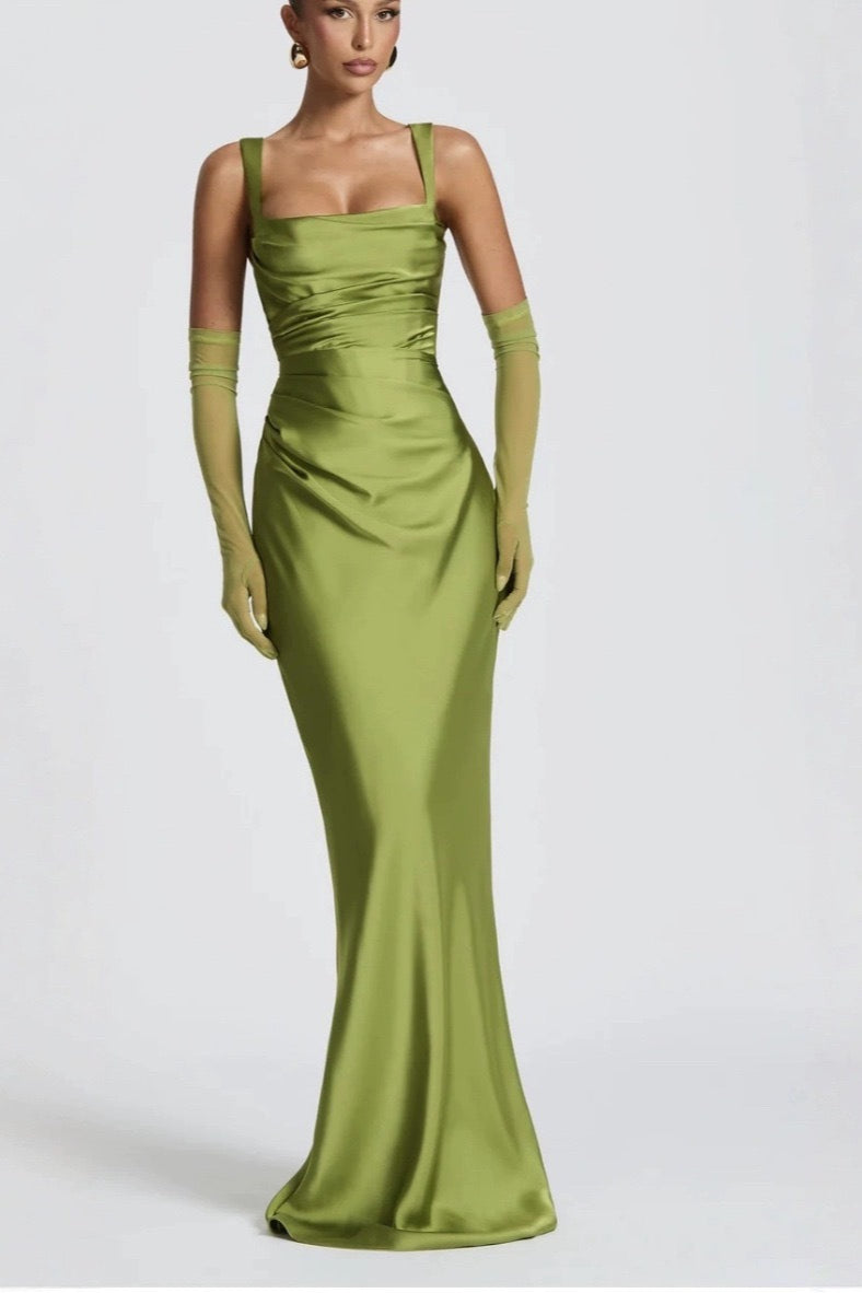 Solid Color Slim Elegant Chic Prom Dress Secondary image