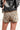 Leopard Print High Waist Denim Shorts Secondary image