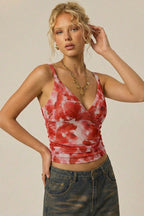 Bodycon Strap Beachwear Cropped Cami Top