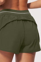 Brushed Double Layer Sports Shorts