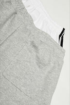 Double Waist Varsity Wide Leg Sweatpants