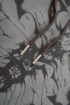 Skeleton Graphic Washed Pullover Hoodie