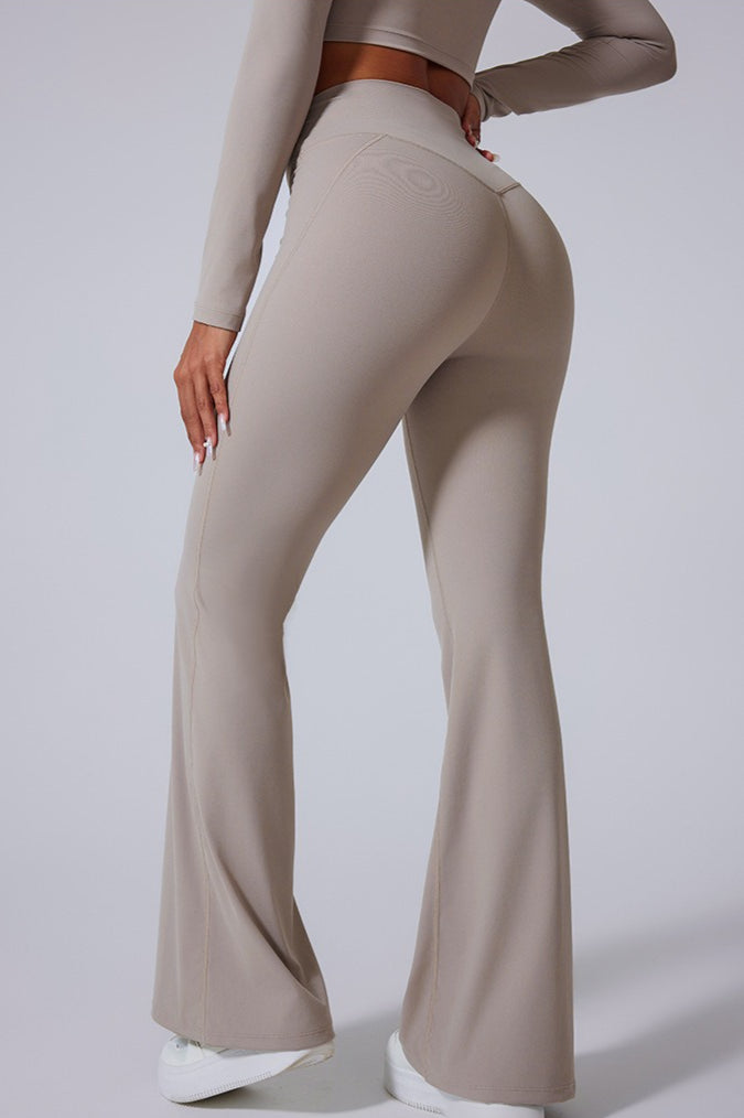V-Waist Brushed Booty Lifting Workout Leggings Main image