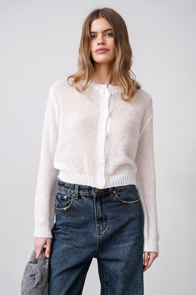 Relaxed Fit Knit Cardigan Main image