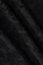 Sheer Lace Patchwork Bodycon Mini Dress