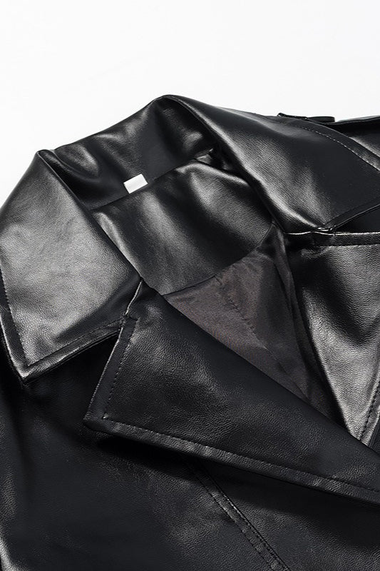 Vintage Style Single Breast Belted Overcoat