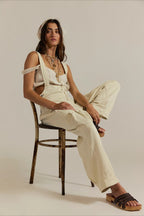 Casual Side Pocket Denim Overall Jeans