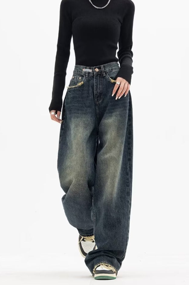 High Rise Loose Fit Vintage Jeans Main image