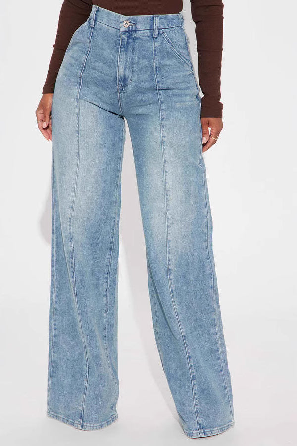 High Waist Straight Leg Jeans Secondary image