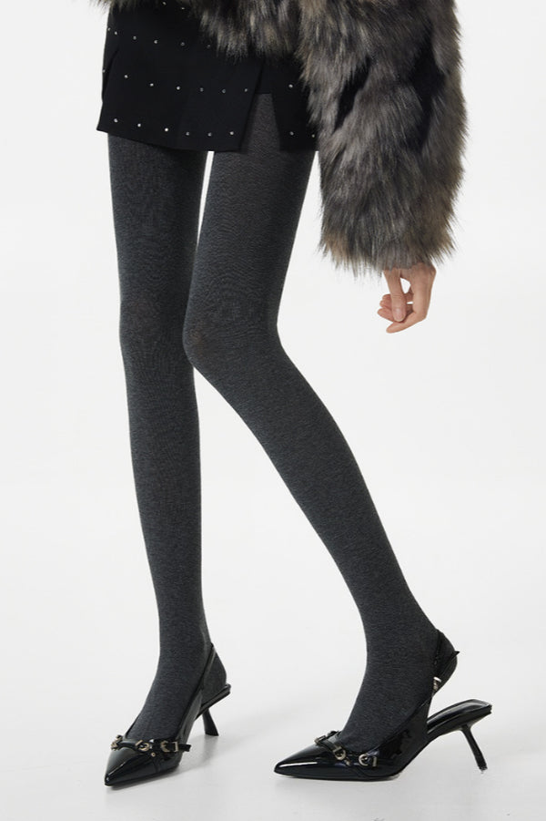 High Waist Knit Moisture Wicking Compression Tights Main image