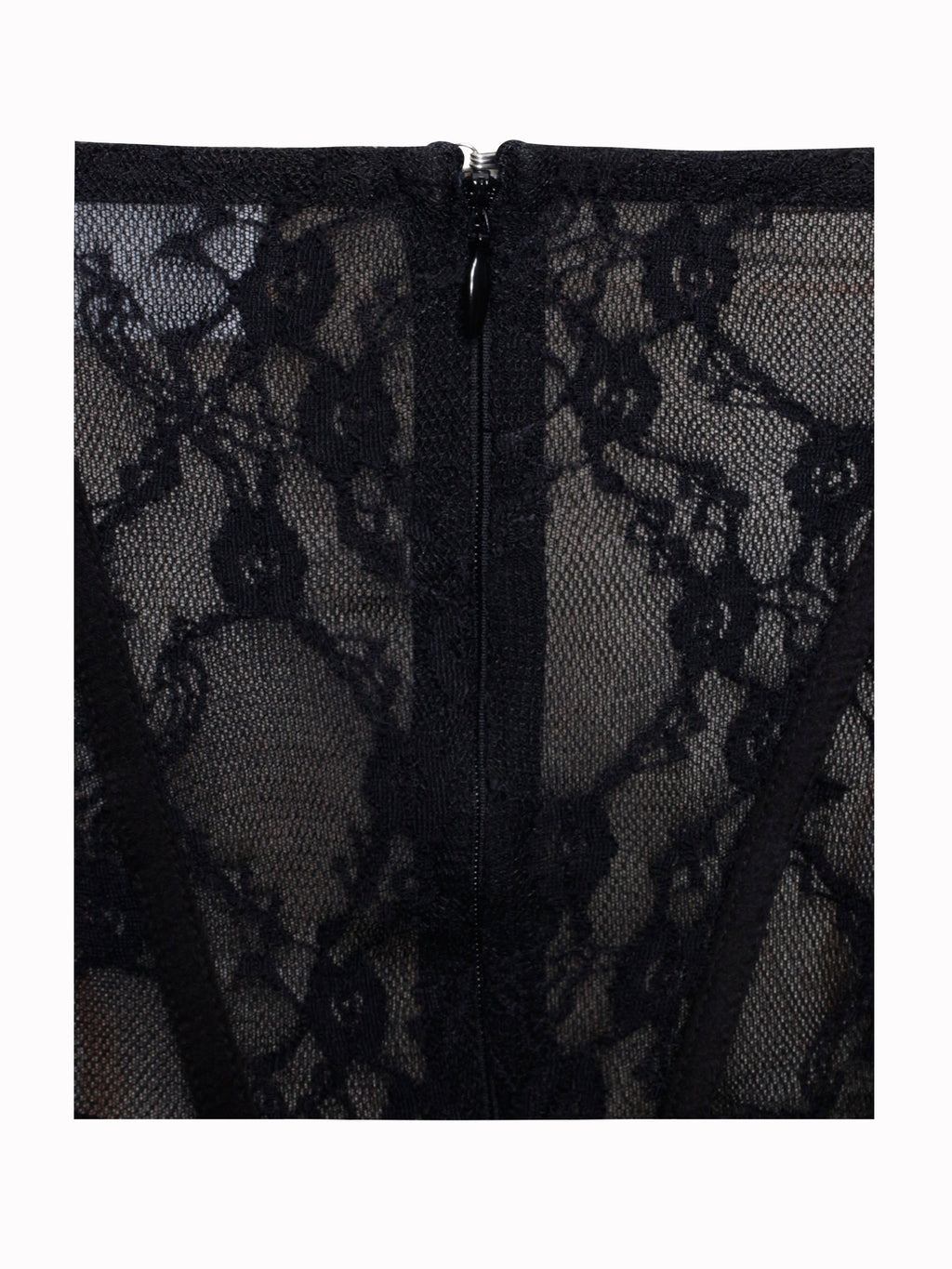 Quennell Black Lace Charming Corset Maxi Dress Dresses