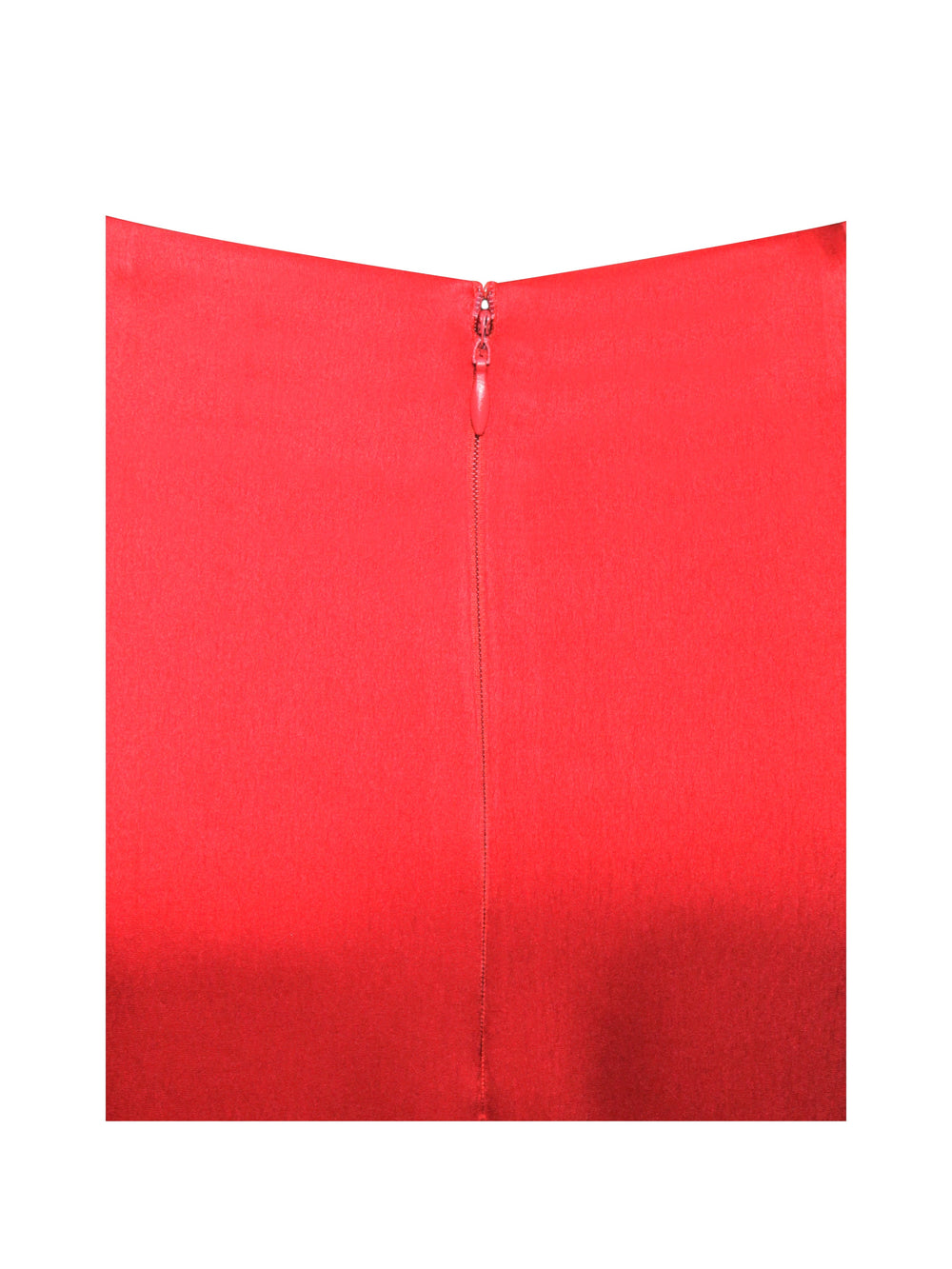 Kadesha Red Crystal High Graceful Slit Satin Corset Gown Dresses