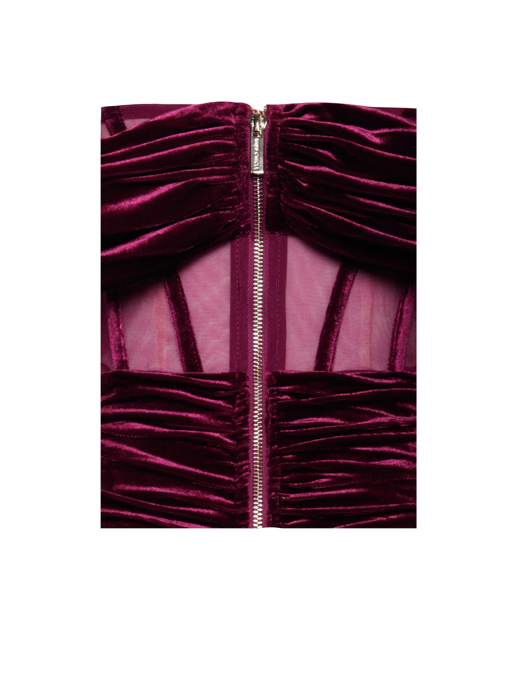 Irisa Burgundy Draping Charming Off Shoulder Corset Dress Dresses