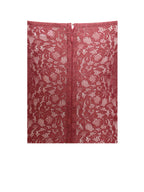 Udaya Burgundy Lace Charming Long Sleeve Maxi Dress Dresses