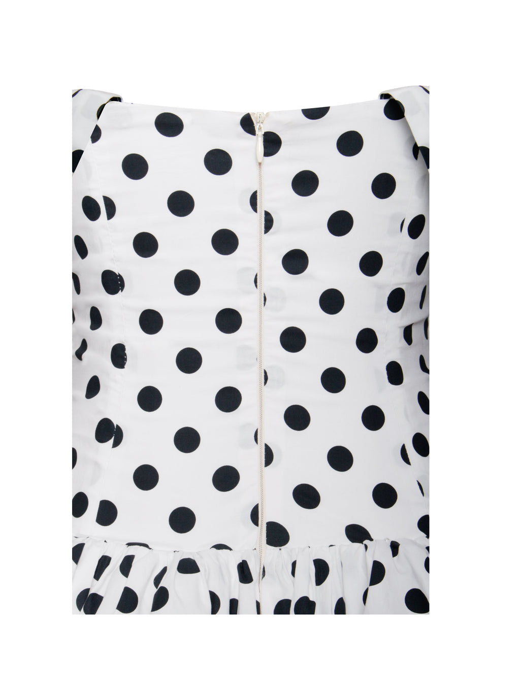 Umika Polka Dots Charming Bubble Hem Mini Dress Dresses