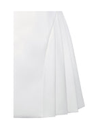 Delia White Blazer Charming Dress with Pleated Detail Dresses
