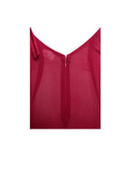 Tatiana Burgundy Rayon Charming Backless Maxi Dress Dresses