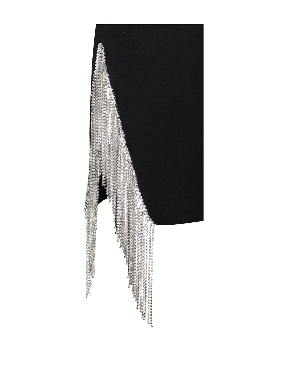 Freya Black Crystal Charming Fringe Blazer Dress Dresses