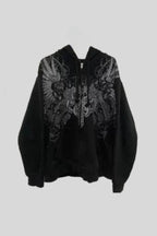 Gothic Graphic Relaxed Full Zip Hoodie