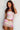 Pink Halter Cropped Print Bodycon Skirt Set Secondary image