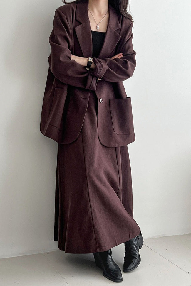 Linen Relaxed Fit Blazer Main image