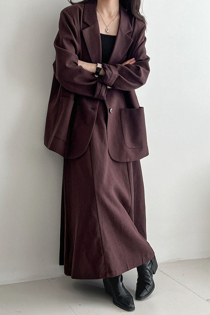 Linen Relaxed Fit Blazer Main image
