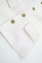 Open Back Halter Two Piece Vest Pants Set