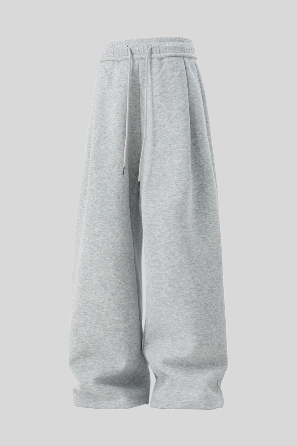 Heavyweight Pleated Baggy Straight Leg Sweatpants
