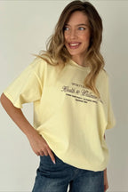 Cotton Loose Fit Casual Short Sleeve Tee