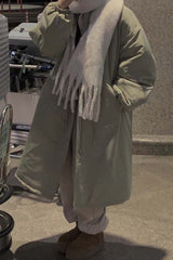 Relaxed Fit Longline Puffer Jacket