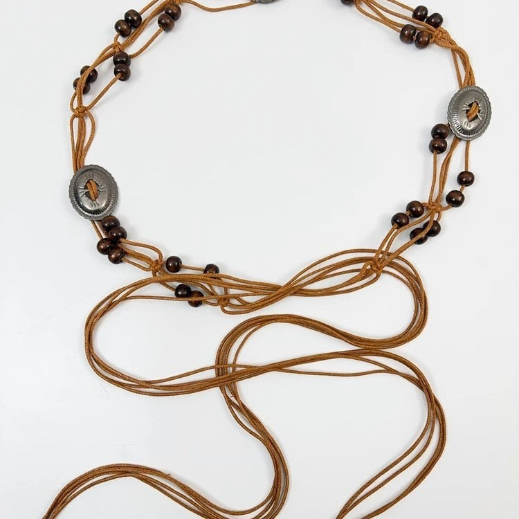 Braided Boho Style Waist Chain