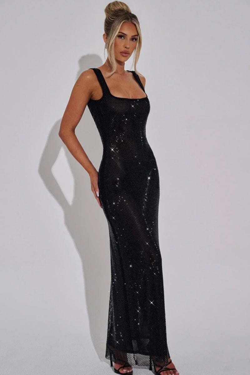 Sequin Rhinestone Bodycon Party Dress Secondary image