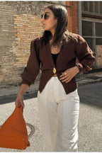 Vintage Button V Neck Knit Cardigan