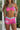 Color Block Printed Halter Bandeau Two Piece Swim Set Secondary image
