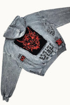 Devil Patch Oversized Pullover Hoodie