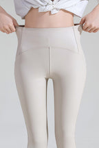 Fleece Lined Faux Leather Leggings