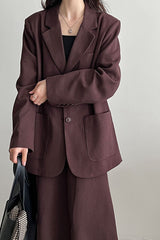 Linen Relaxed Fit Blazer