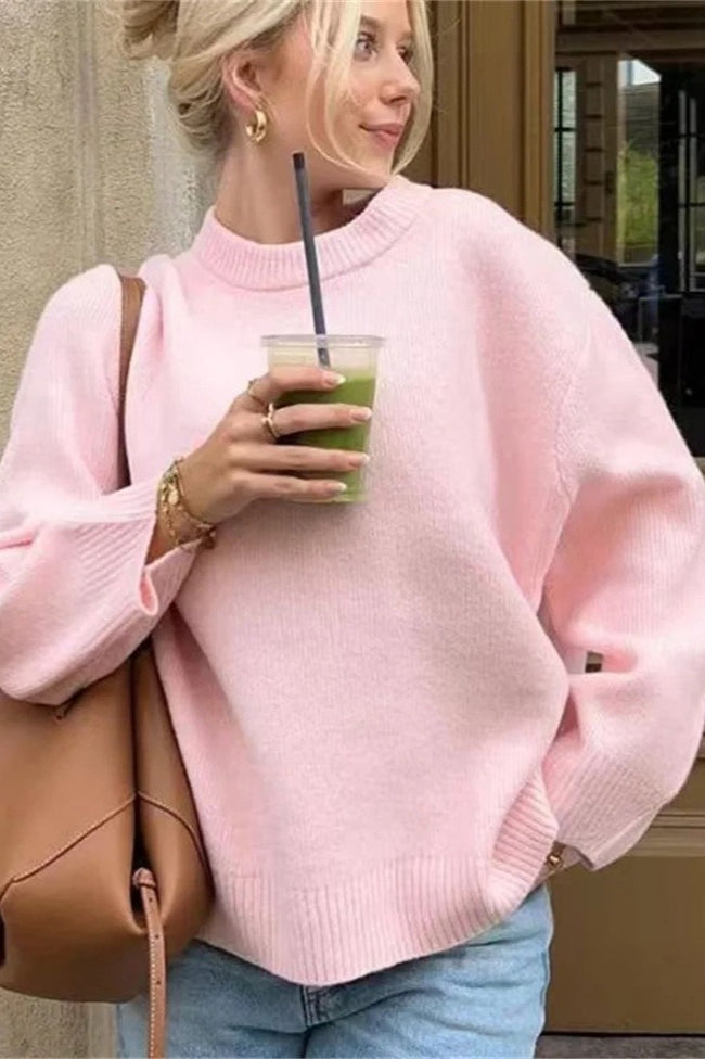 Oversized Long Sleeve Pullover Sweater Main image