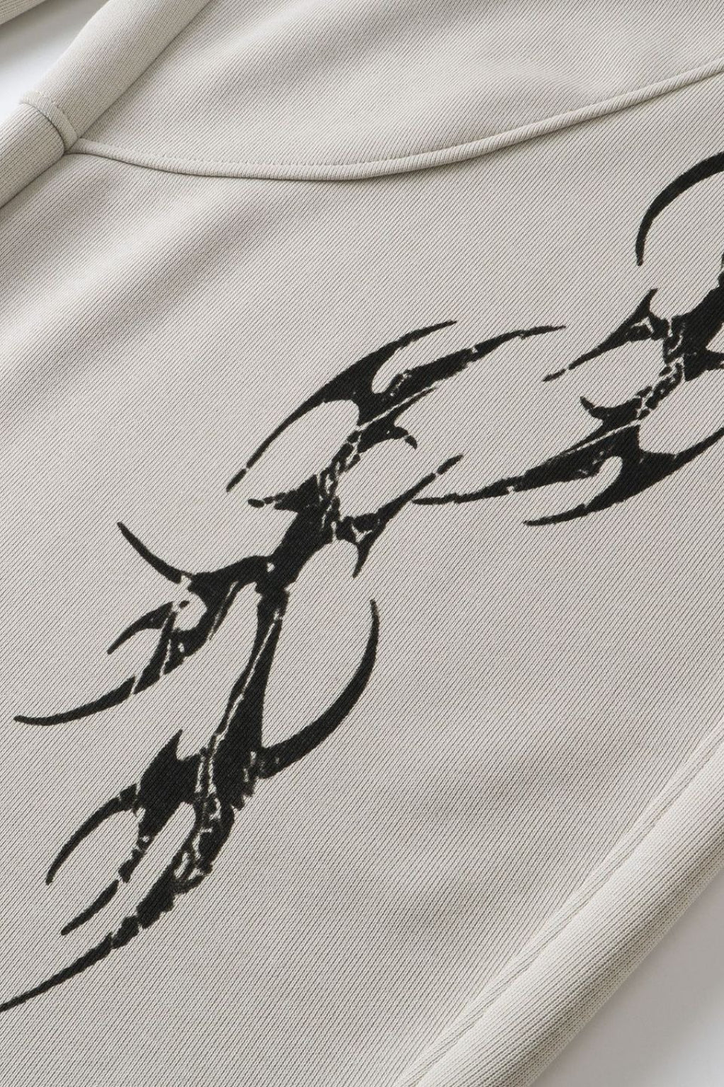 Tribal Graphic Baggy Barrel Leg Sweatpants