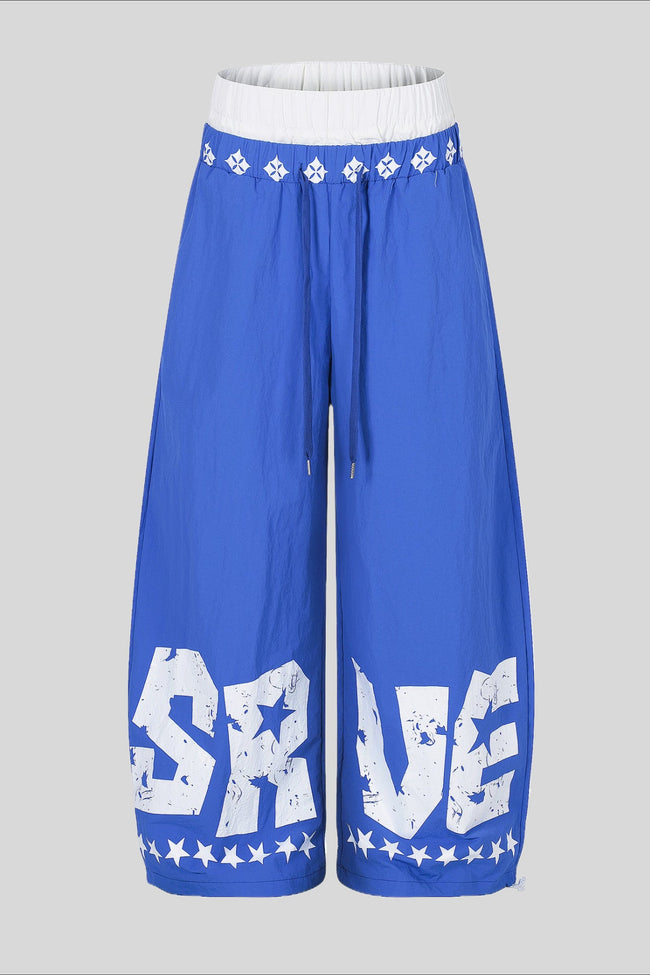 Star Graphic Contrast Waist Sweatpants Main image