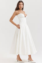 Strapless Corset A-Line Party Dress