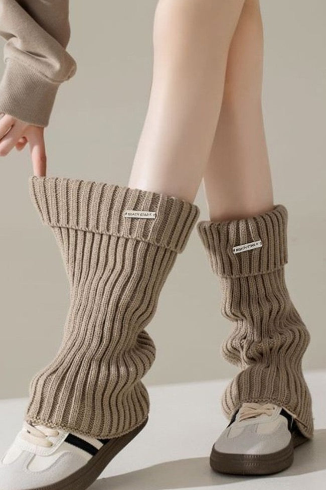 Chunky Knit Foldover Y2K Leg Warmers Secondary image